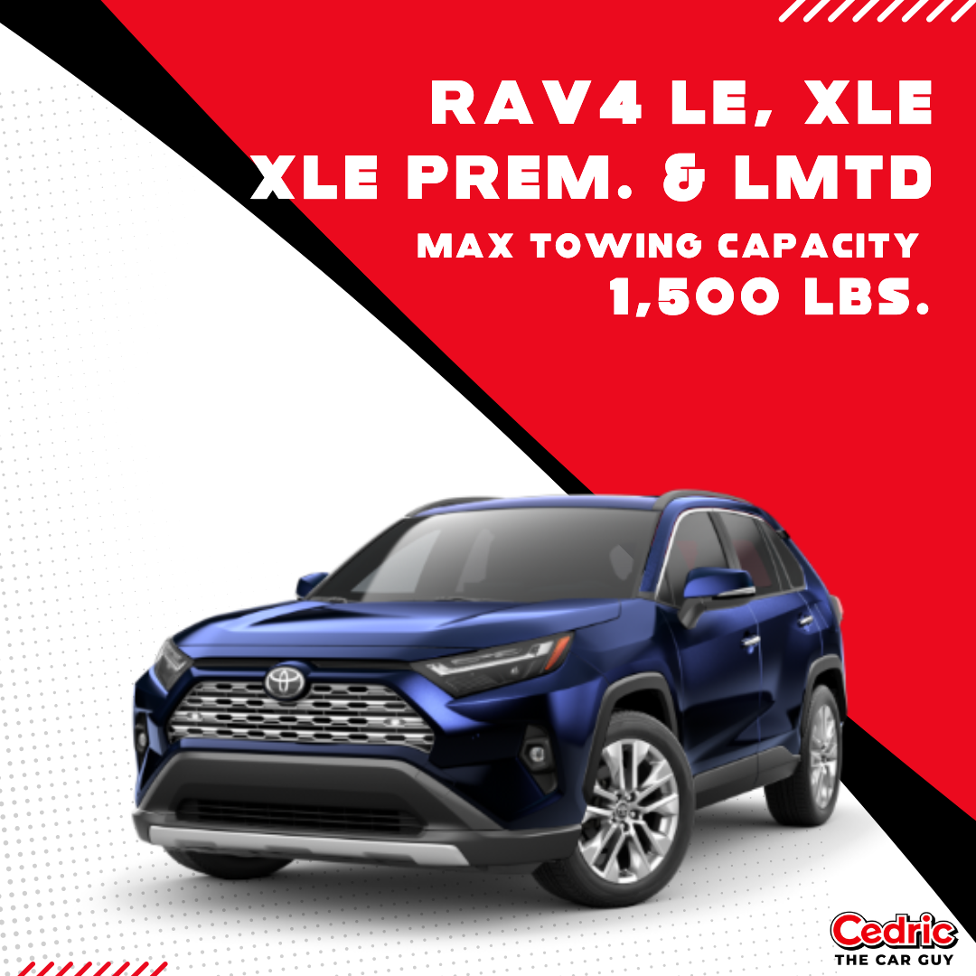 rav4 limited max tow rating