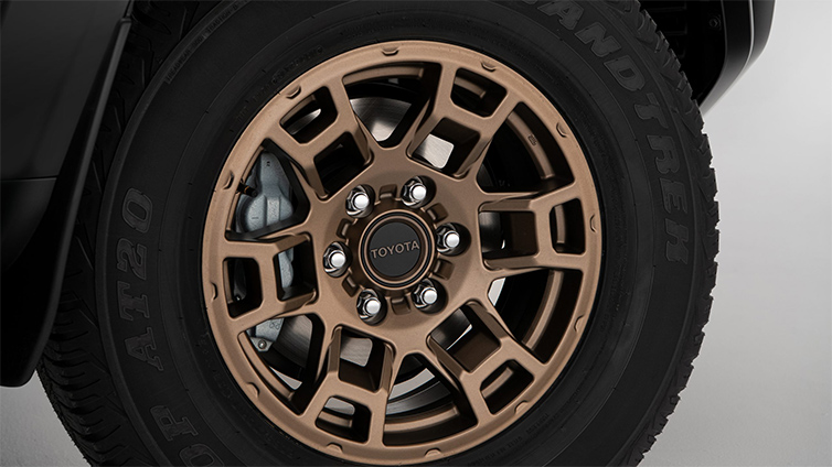 2023 Toyota 4Runner 17 inch Bronze-Colored Wheels