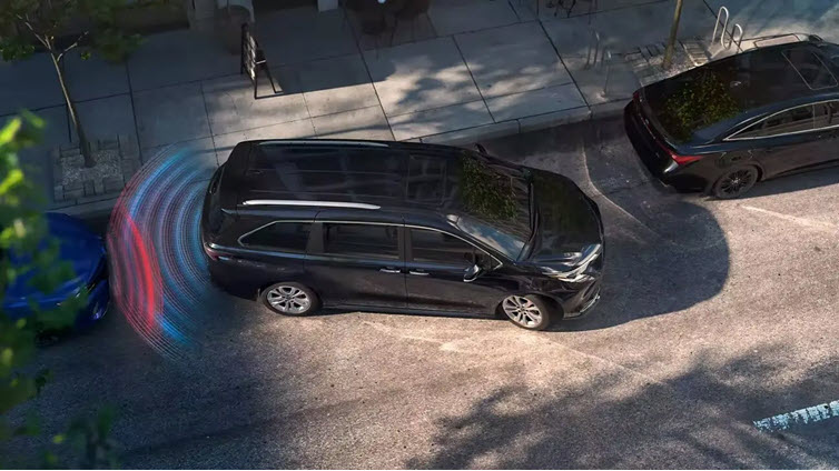 2023 Toyota Sienna Front and Rear Parking Assist With Automatic Braking
