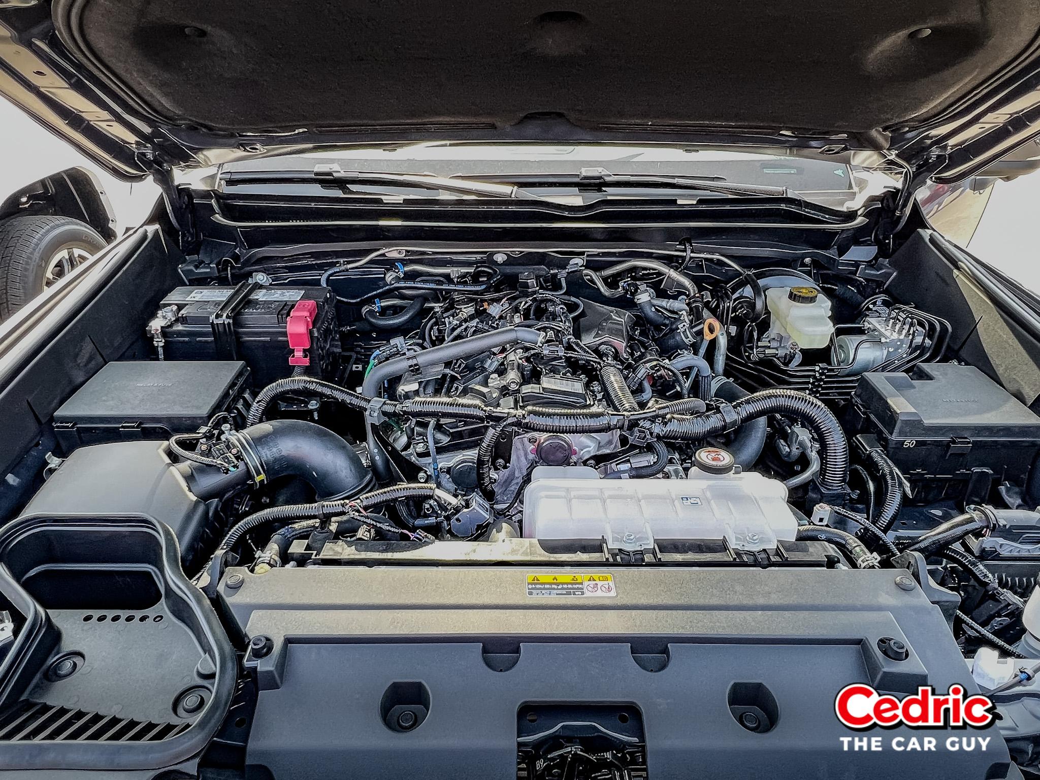 2024 Toyota Tacoma SR5 Package Engine Bay with a 2.4-liter Turbo Engine