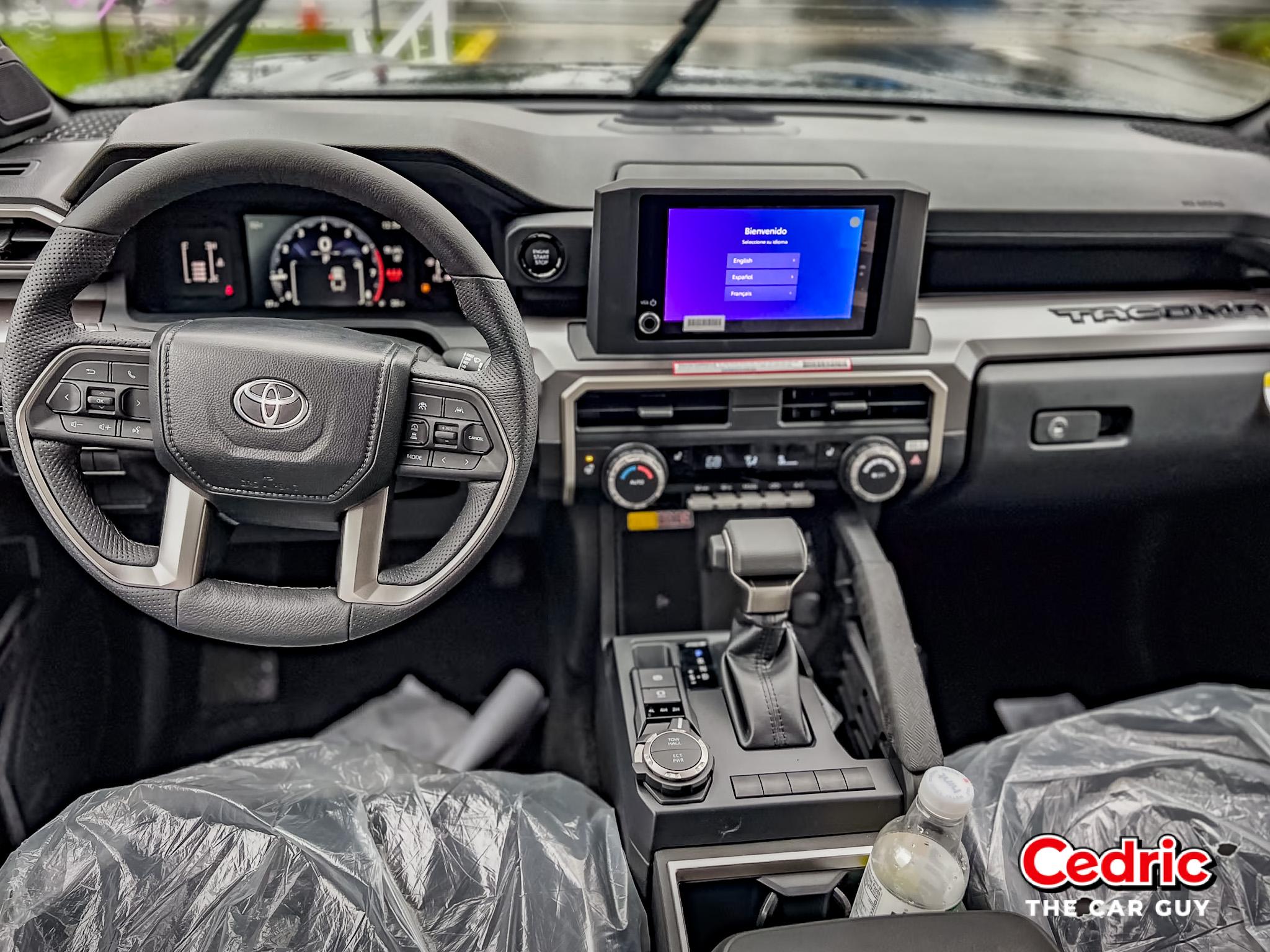 Interior of 2024 Toyota Tacoma SR5 Package