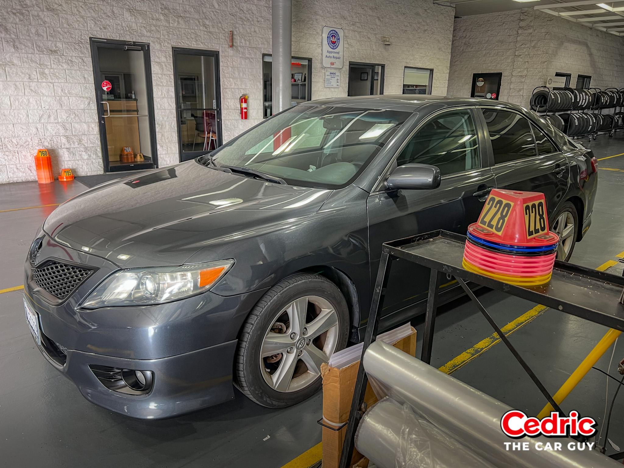 2011 Toyota Camry in the Service Lane at Toyota of Riverside