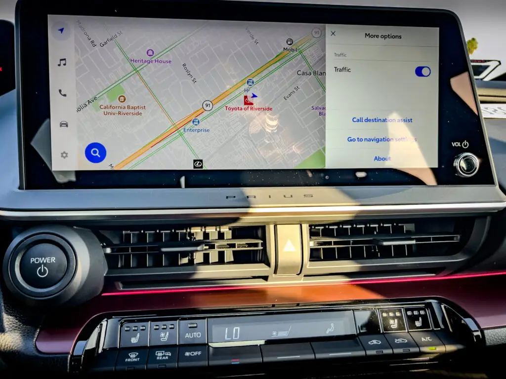 Toyota Intelligent Assistant AI Search Screen